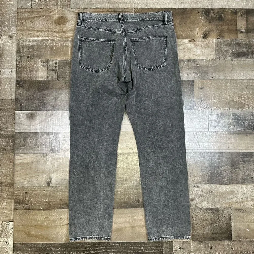 Frame Women’s Size 28 Le Slouch Pure Carpenter Jeans Black Dark Wash Low Rise - Picture 6 of 10